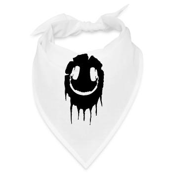 Smile Acid Headphone 303 Black - Bandana - Weiß - Vorne