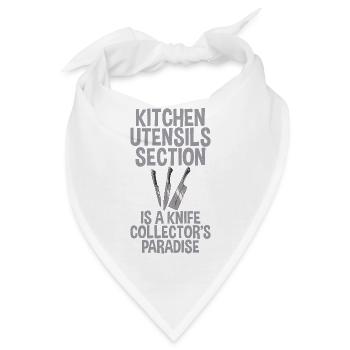 Messer-sammler-paradies-messer, Die - Bandana - Weiß - Vorne