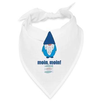 gartenzwerg moin - Bandana - Weiß - Vorne