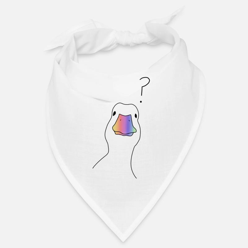 Version arc-en-ciel de canard Bandana