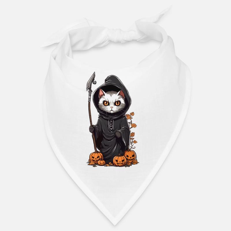 Mignon Halloween Cat Druide Costume Bandana
