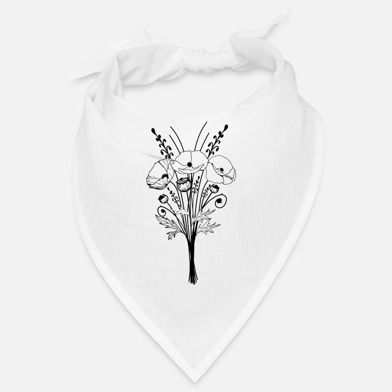 Coquelicot 02 coquelicots fleur bouque Bandana