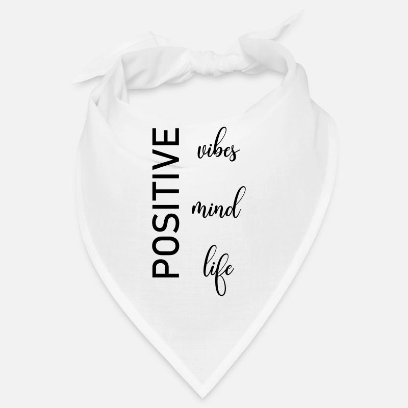 Pensées positives - Bandana - blanc