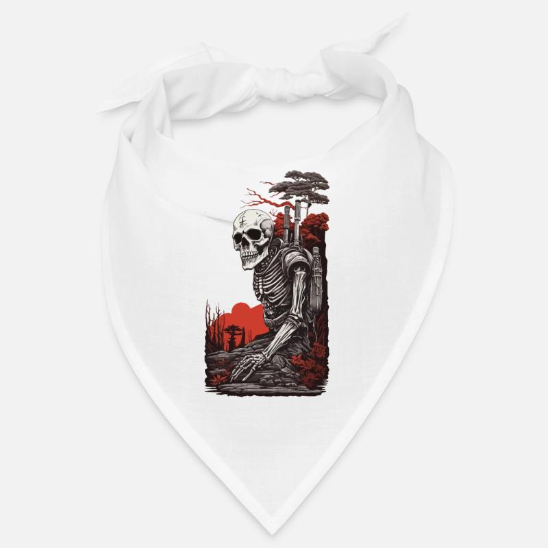 Occult Steampunk Apocalypse Gothic Skeleton Design Bandana