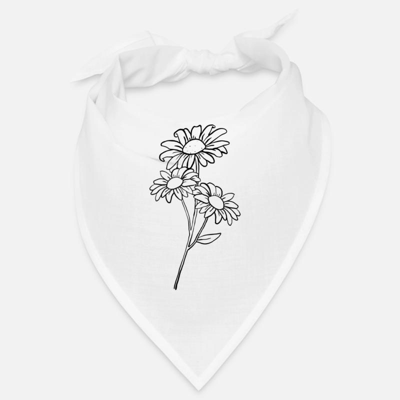 Gänseblümchen / Daisy - Bandana - Weiß