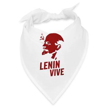 Lenin lebt - Bandana - Weiß - Vorne