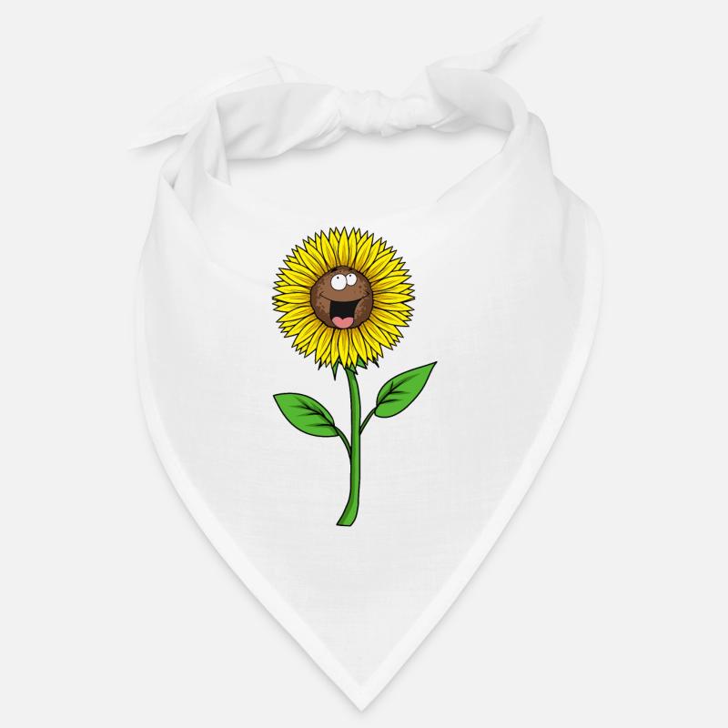 Sunflower face friendly cute Bandana