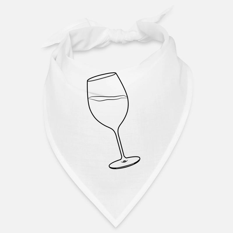 Weinglas Bandana