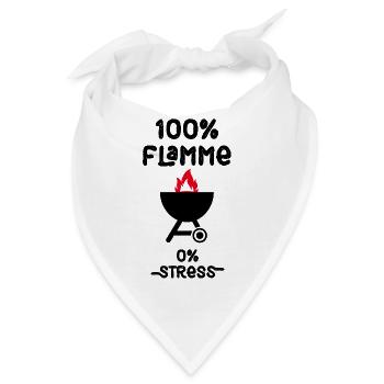 Grillmeister - Bandana - Weiß - Vorne