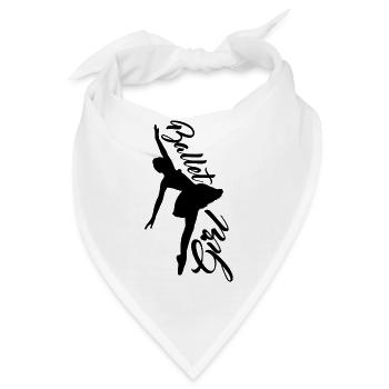 Ballett Tänzerin - Bandana - Weiß - Vorne