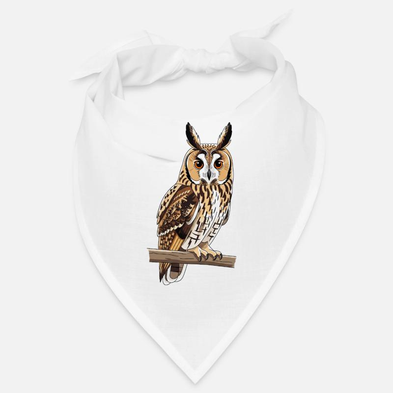 Long-eared Owl Asio Otus Bandana
