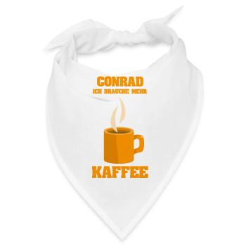 Cafe Conrad - Bandana - Weiß - Vorne