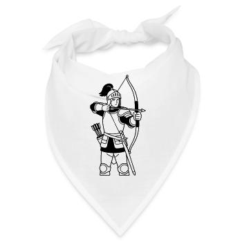 Schütze - Bandana - Weiß - Vorne