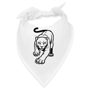 Panther - Bandana - Weiß - Vorne