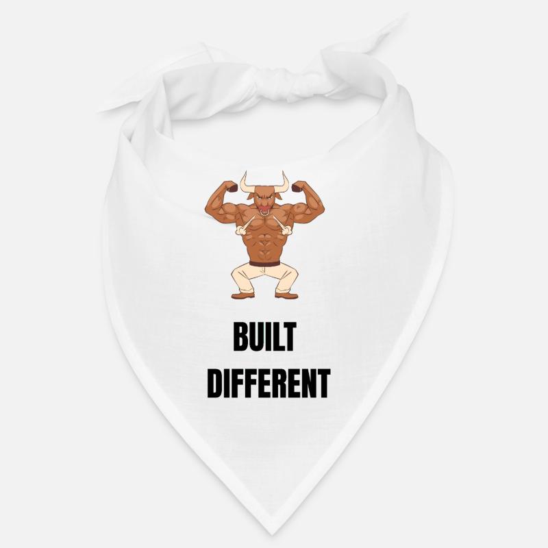 Built different - Bandana - Weiß