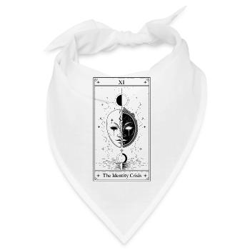 Identitätskrise | Tarotkarte Meme - Bandana - Weiß - Vorne