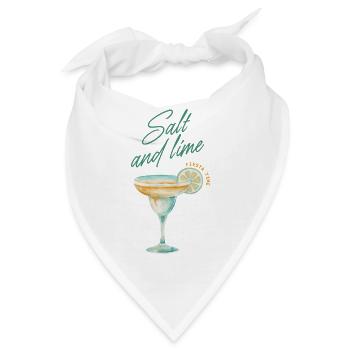 Salz Limette Fiesta - Bandana - Weiß - Vorne