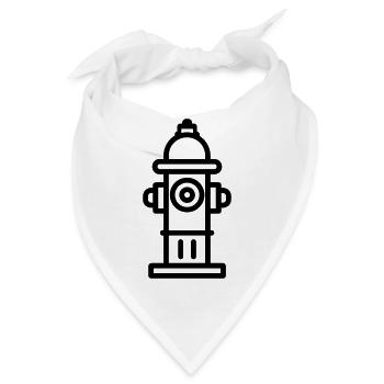 Hydrant - Bandana - Weiß - Vorne