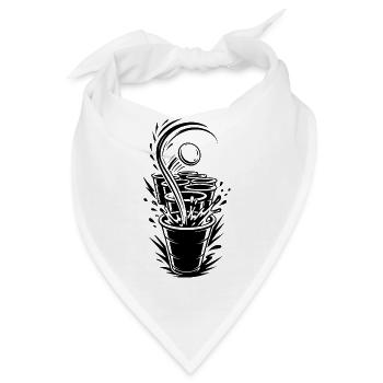 Beer Pong  - Bandana - Weiß - Vorne