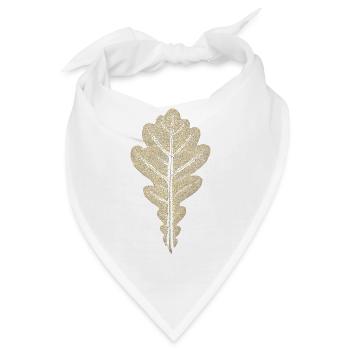 Eichenblatt - Bandana - Weiß - Vorne