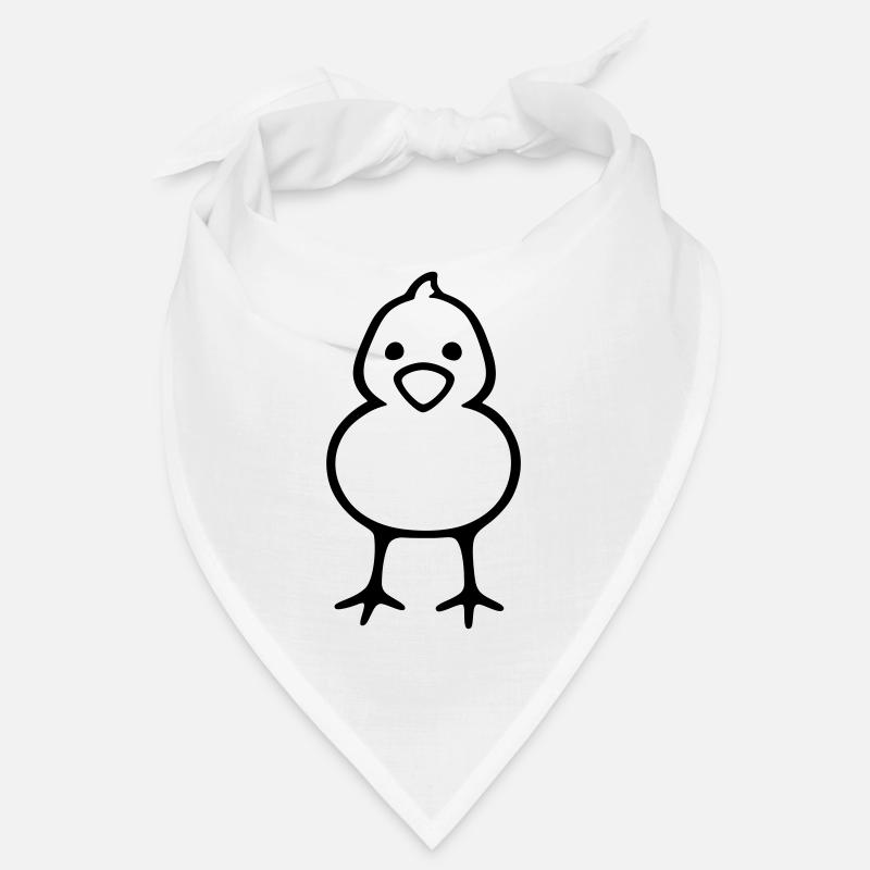 Poussin - Bandana - blanc