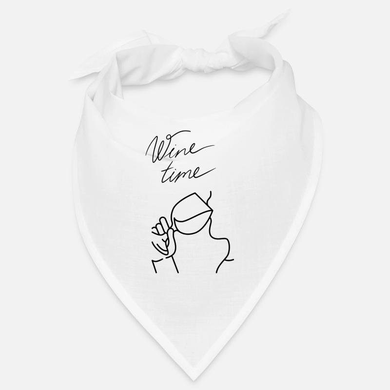 Wine time its'wine time Bandana