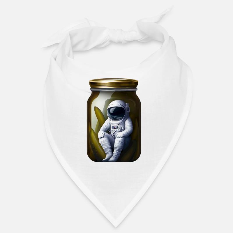 Astronaut im Gurkenglas Bandana