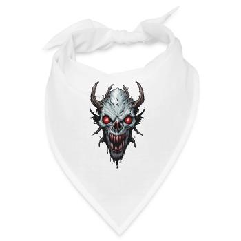 Wendigo / böser Geist / Besitzergreifend / Horror - Bandana - Weiß - Vorne