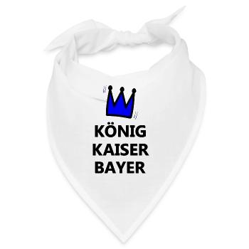 Die Herrscher aus Bayern - Bandana - Weiß - Vorne