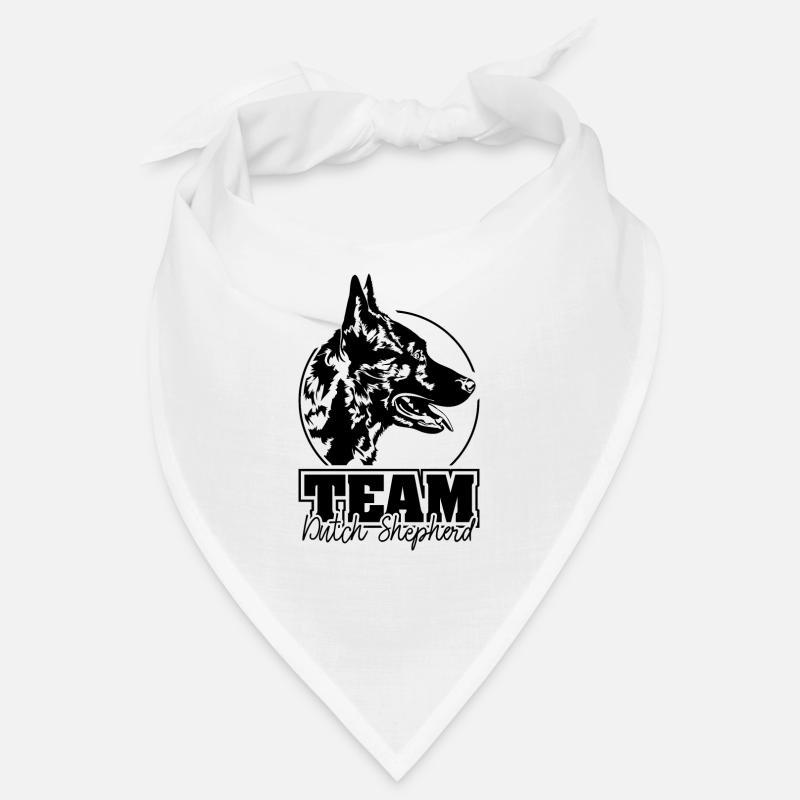 Équipe DUTCH SHEPHERD Chien Wilsigns IGP - Bandana - blanc