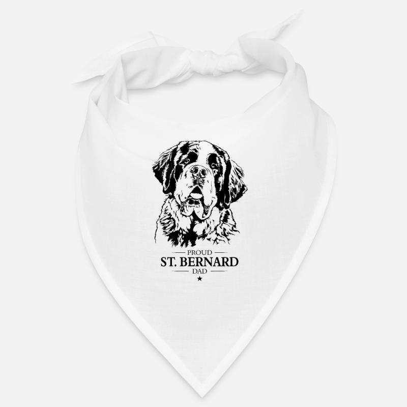 St Bernard Dad Hunde Hund Bernhardiner Wilsigns Bandana