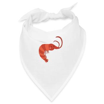 Garnele - Bandana - Weiß - Vorne