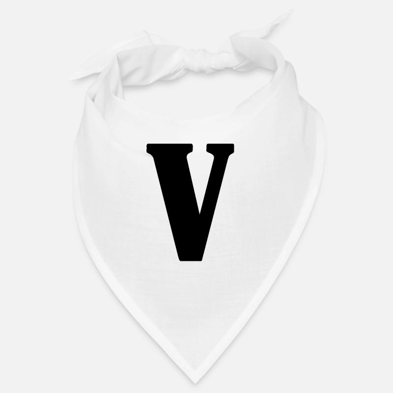 V - Bandana - Weiß