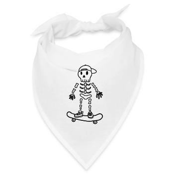 Skaterboy - Bandana - Weiß - Vorne