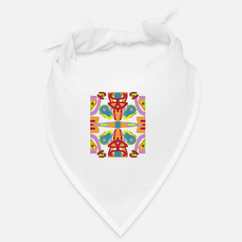 Geometric folk pattern Bandana