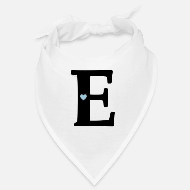 Buchstabe E Anfangsbuchstabe Bandana