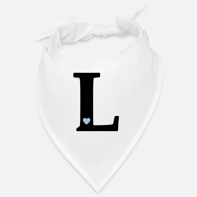 point L Lettre initiale Bandana