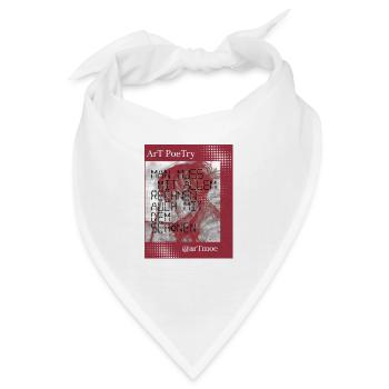 Collection ArtPoeTry - Bandana - Weiß - Vorne