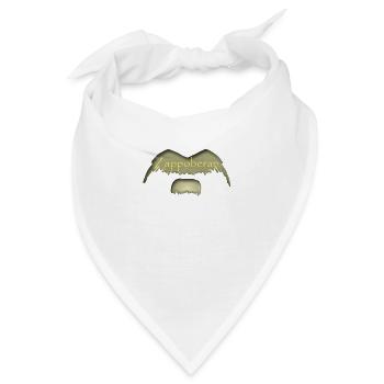 Zappoberan Bärtchen gold - Bandana - Weiß - Vorne