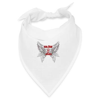 Wie im Himmel so auf Erden - Bandana - Weiß - Vorne