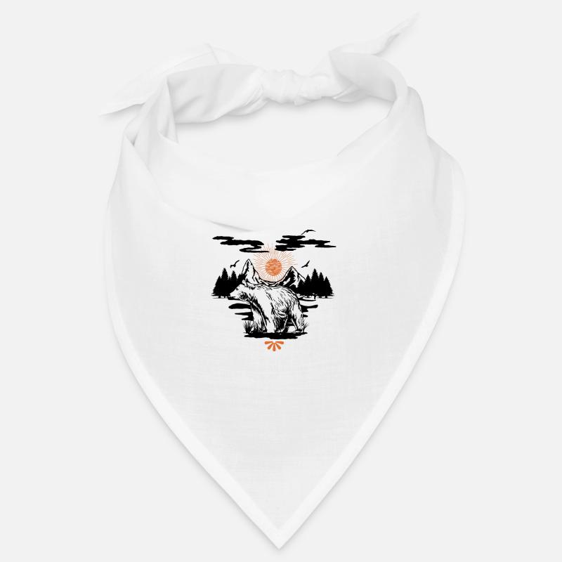 Bear in nature Bandana