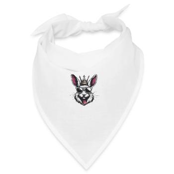 Hase Comic - Bandana - Weiß - Vorne