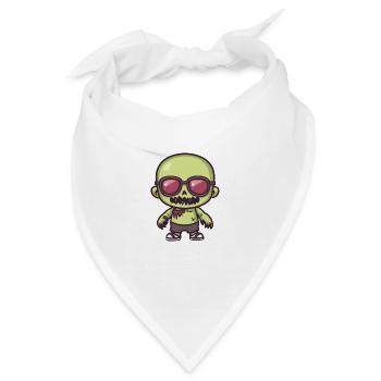 Zombie Halloween Cool - Bandana - Weiß - Vorne