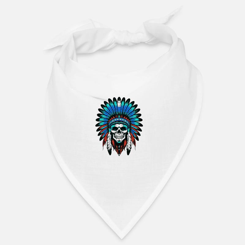 Apache Indian Chief Skull Bandana