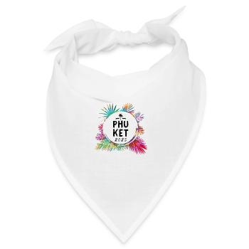 Phuket 2025 Bunt - Bandana - Weiß - Vorne