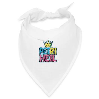 Petri Heil Fischen - Bandana - Weiß - Vorne