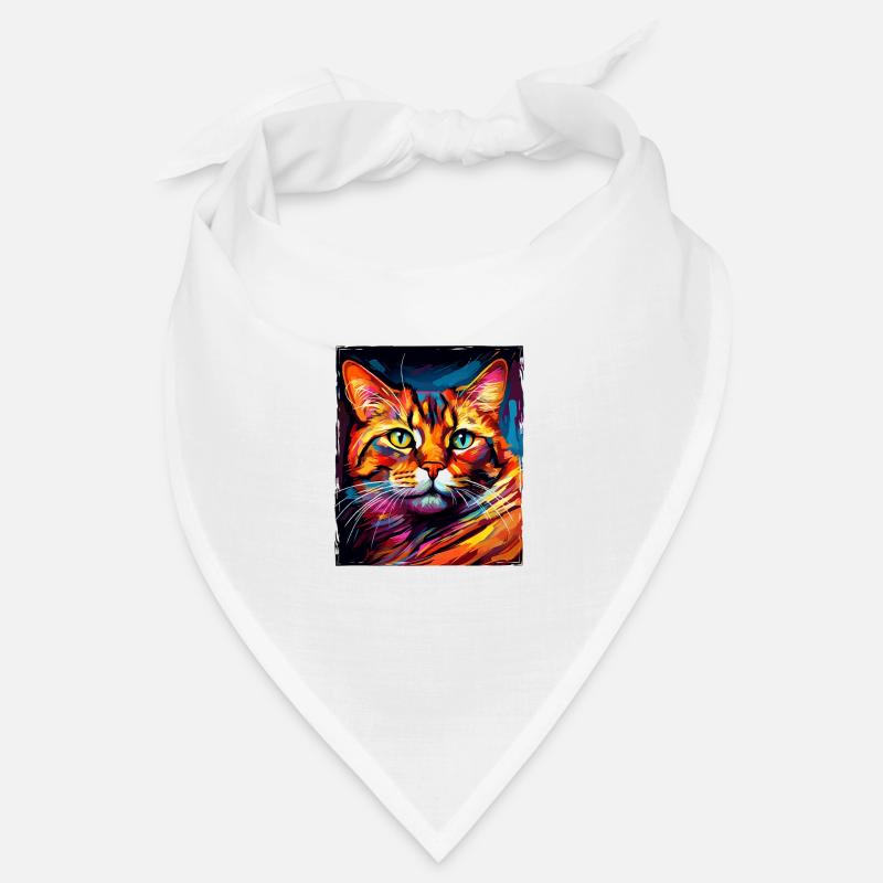 Portrait de chat Bandana