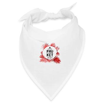Phuket 2025 Bunt - Bandana - Weiß - Vorne