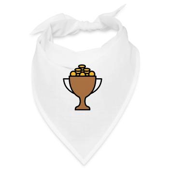 Finanz-Champion | Erfolg, Gewinn & Reichtum - Bandana - Weiß - Vorne