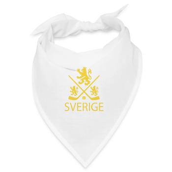 Sverige Hockey - Bandana - Weiß - Vorne
